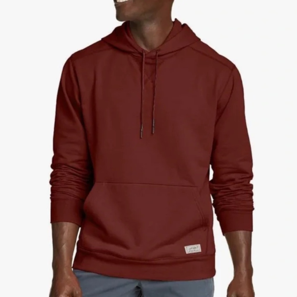 Eddie Bauer Maroon Hoodie Sweatshirt